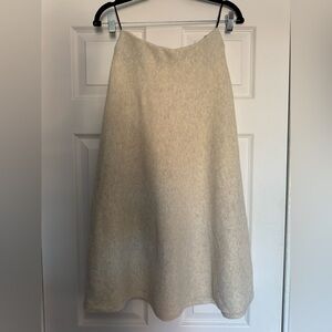 Uniqlo Souffle Yarn Wool Blend Midi Skirt, S